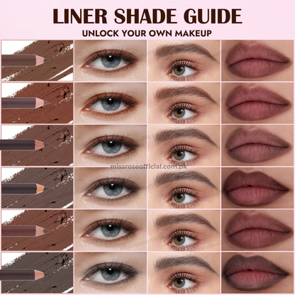 MISS ROSE® All-In-One Eyeliner / Eyebrow Pencil