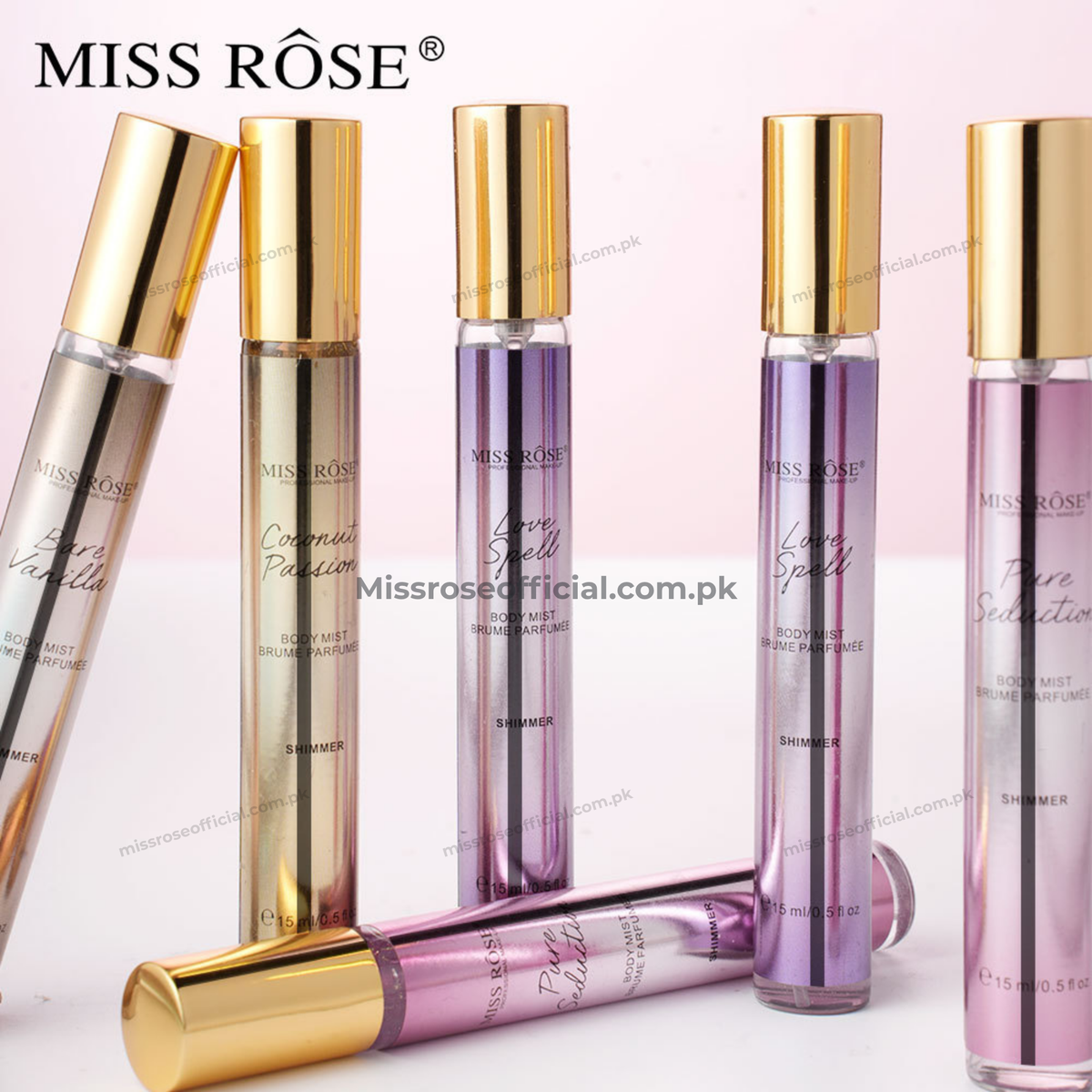 MISS RÔSE® Shimmer Body Mist