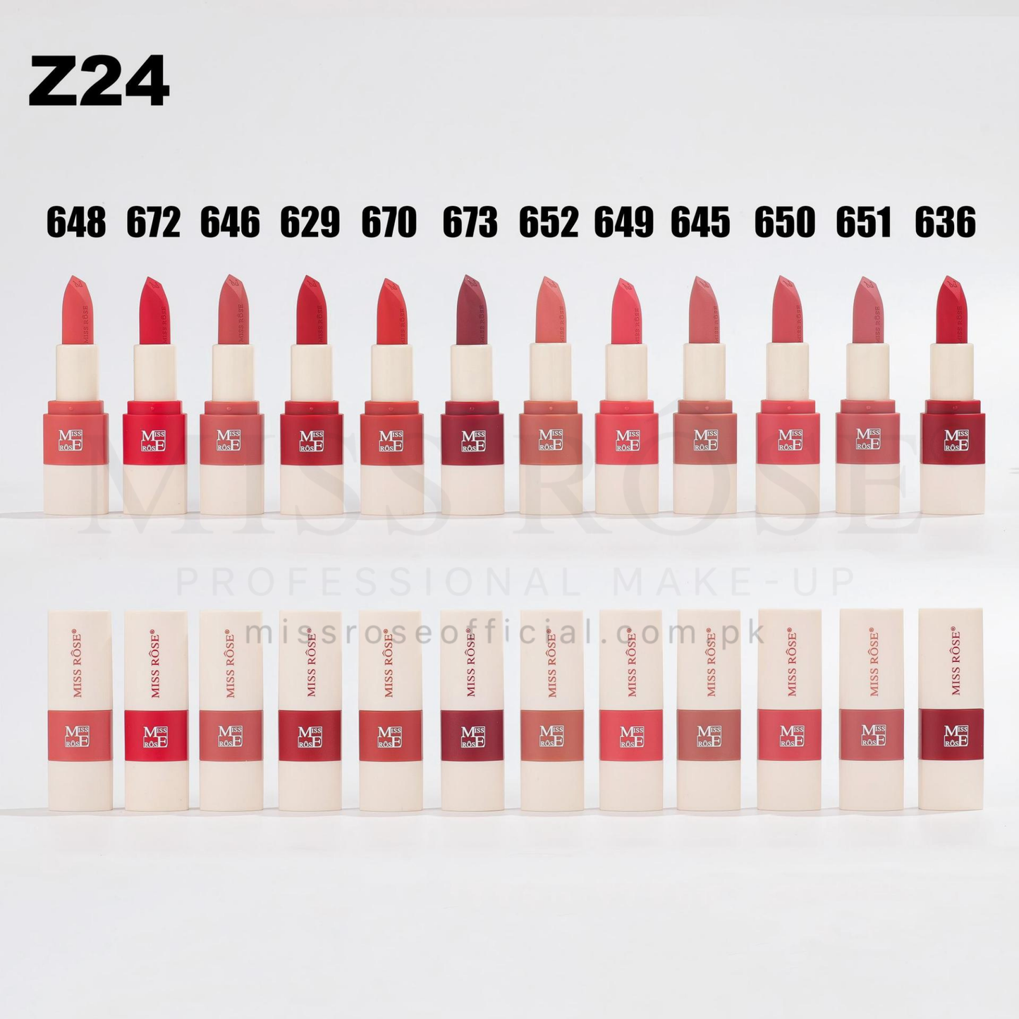 Azure Sky & Vermilion Lipstick