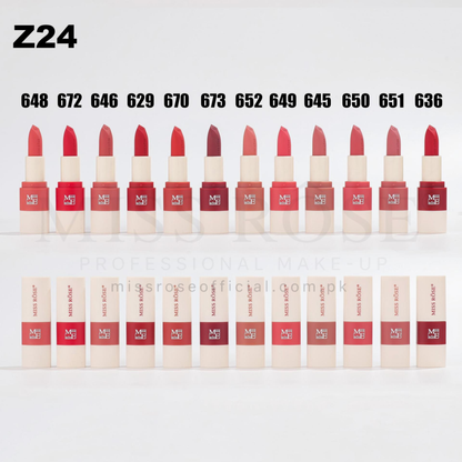 Azure Sky & Vermilion Lipstick