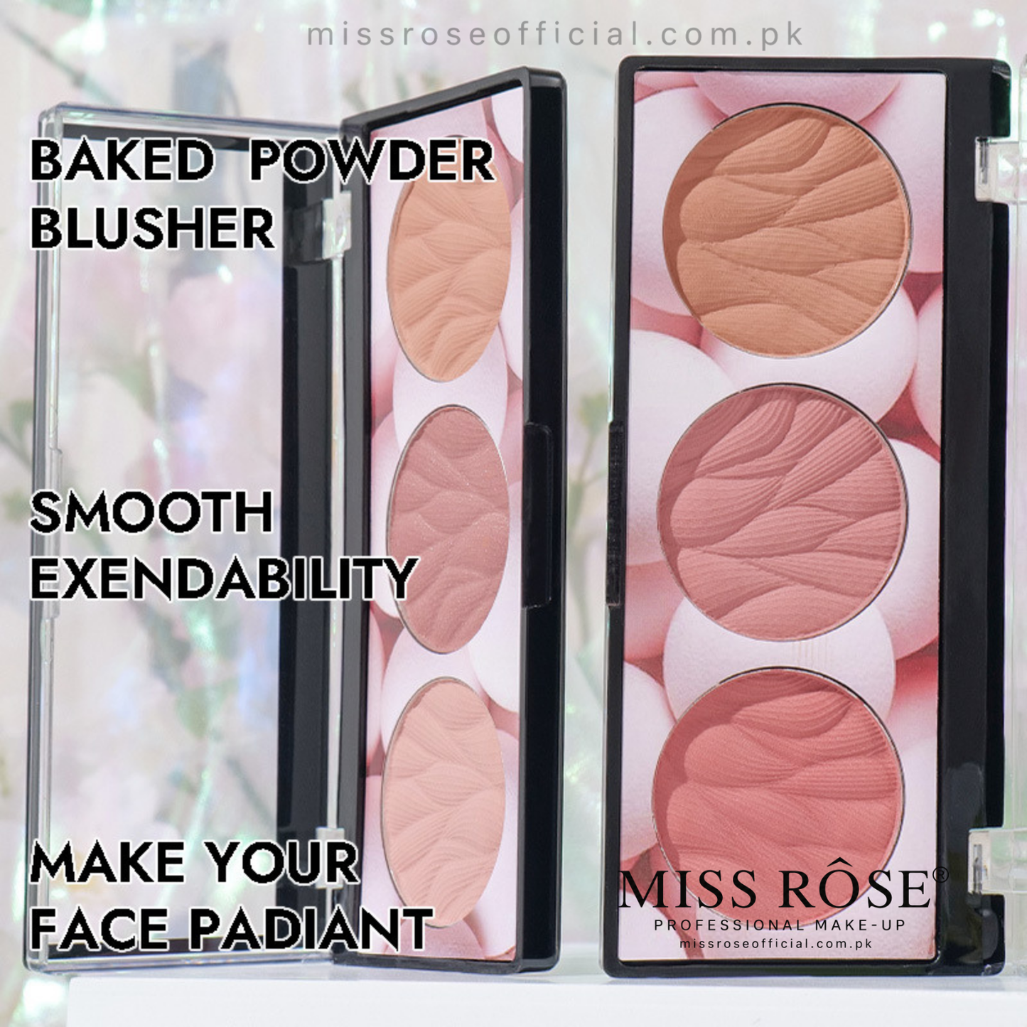 Miss Rose® 3 Color Blush