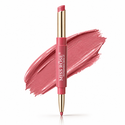 High Pigment 2-in-1 Lip Liner + Lipstick (Pink)
