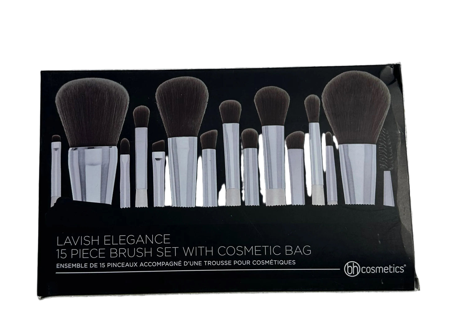 BH Lavish Elegance 15 Piece Brush Set With Cosmetic Bag