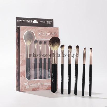 Miss Rose 6 Piece Marble Makeup Brush set