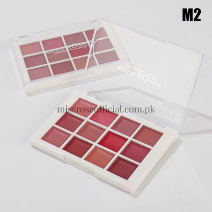 Makeup palette 02 with various lip colors