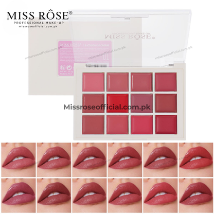 MISS RÔSE® Lip Cream Palette 12 Shades