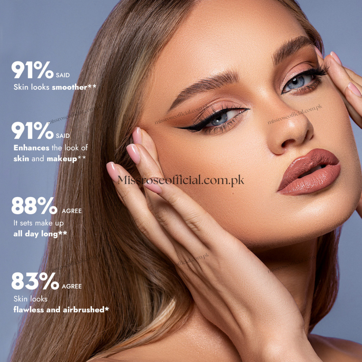 Miss Rose Fix Stay Over Makeup Setting Spray picture after use