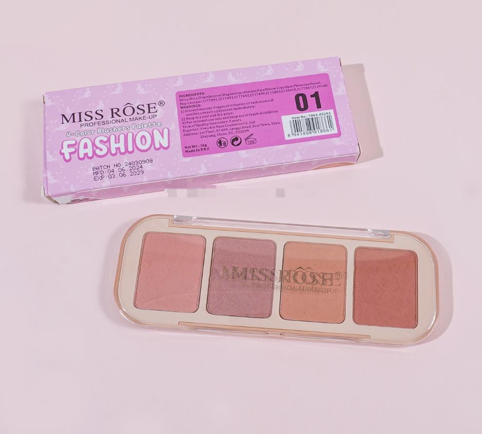 Miss Rose 4 Color Blushers