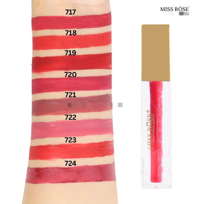 Miss Rose Golden Cap Matte Lip Gloss