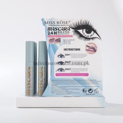 Miss Rose Big Eyes 24H Waterproof Mascara