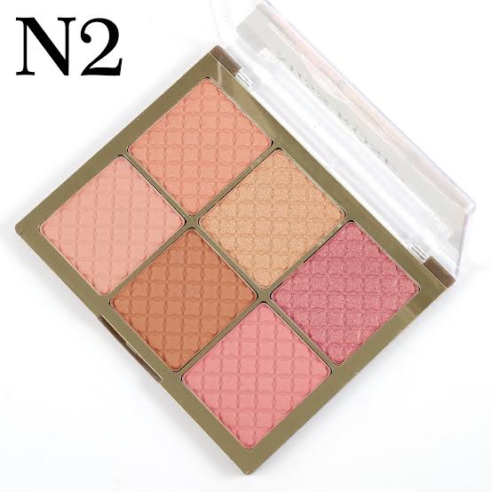 Miss Rose 6-Color Face palette