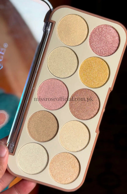Miss Rose 10-Colors Heaven’s Hue Highlighter
