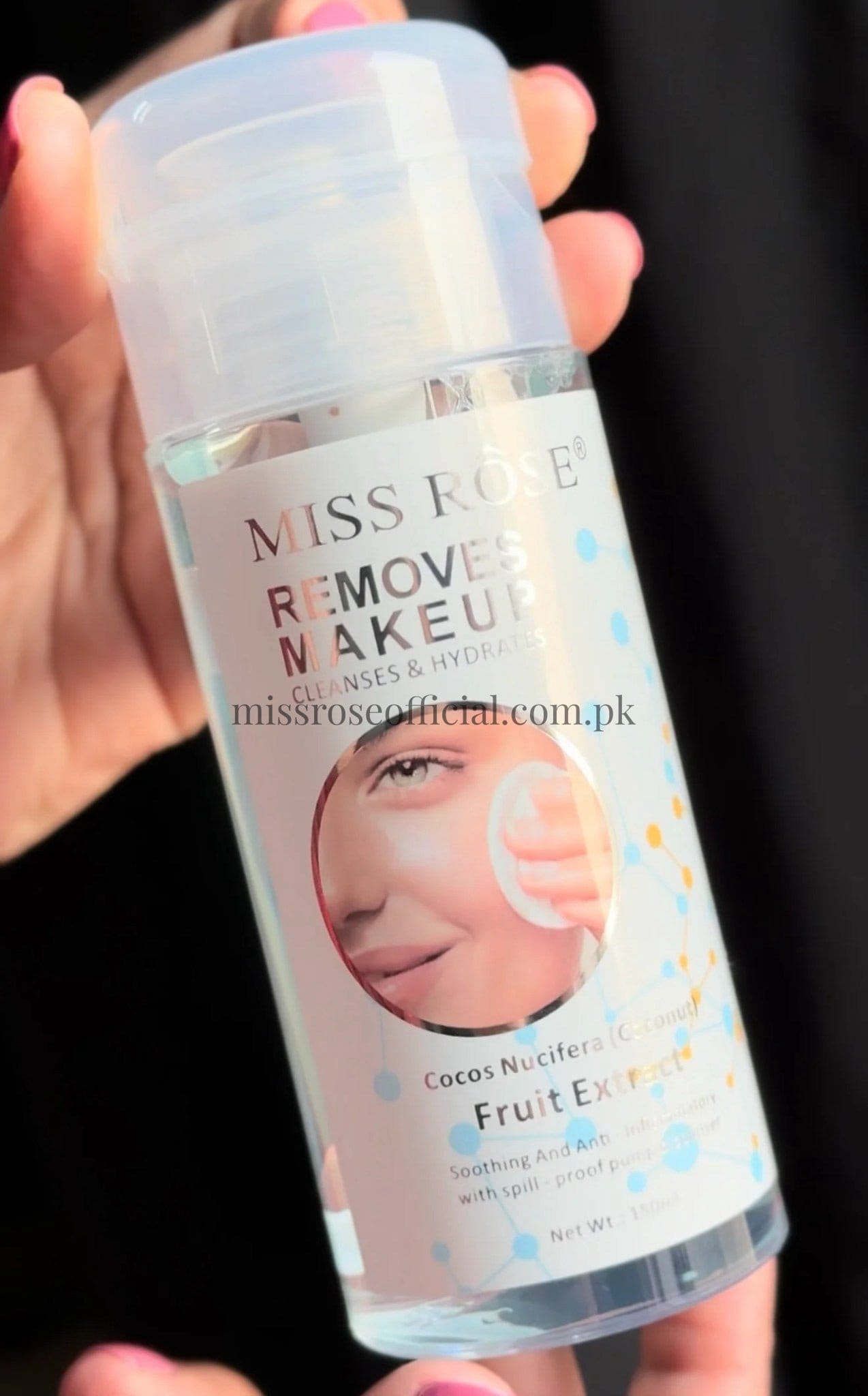 Miss Rose Makeup Remover Cleanses & Hydrates
