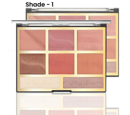 Miss Rose 6-Color Blush and 2-color Bronzer  (New)
