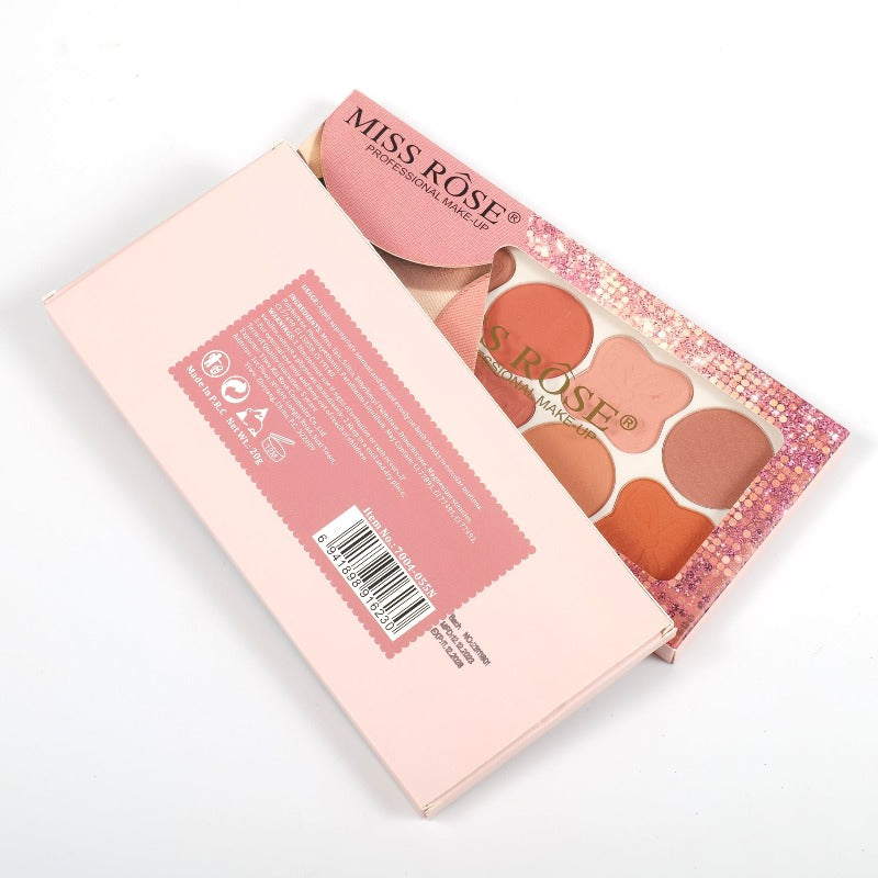 Miss Rose Fashion 10-Colors Clover Blusher Palette