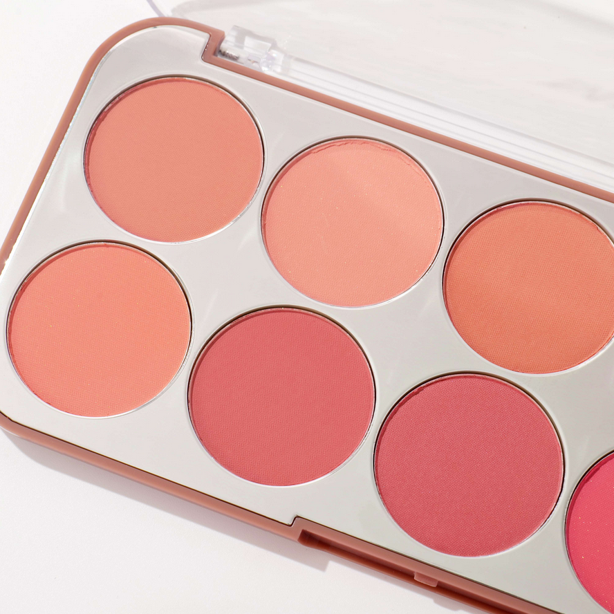 Miss Rose 10-Color Blushers Palette