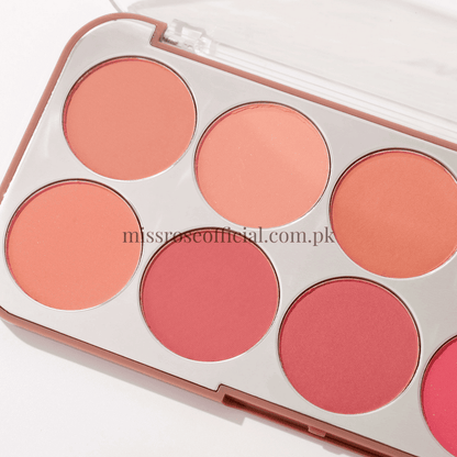 MISS RÔSE®  10-Color Blushers Palette