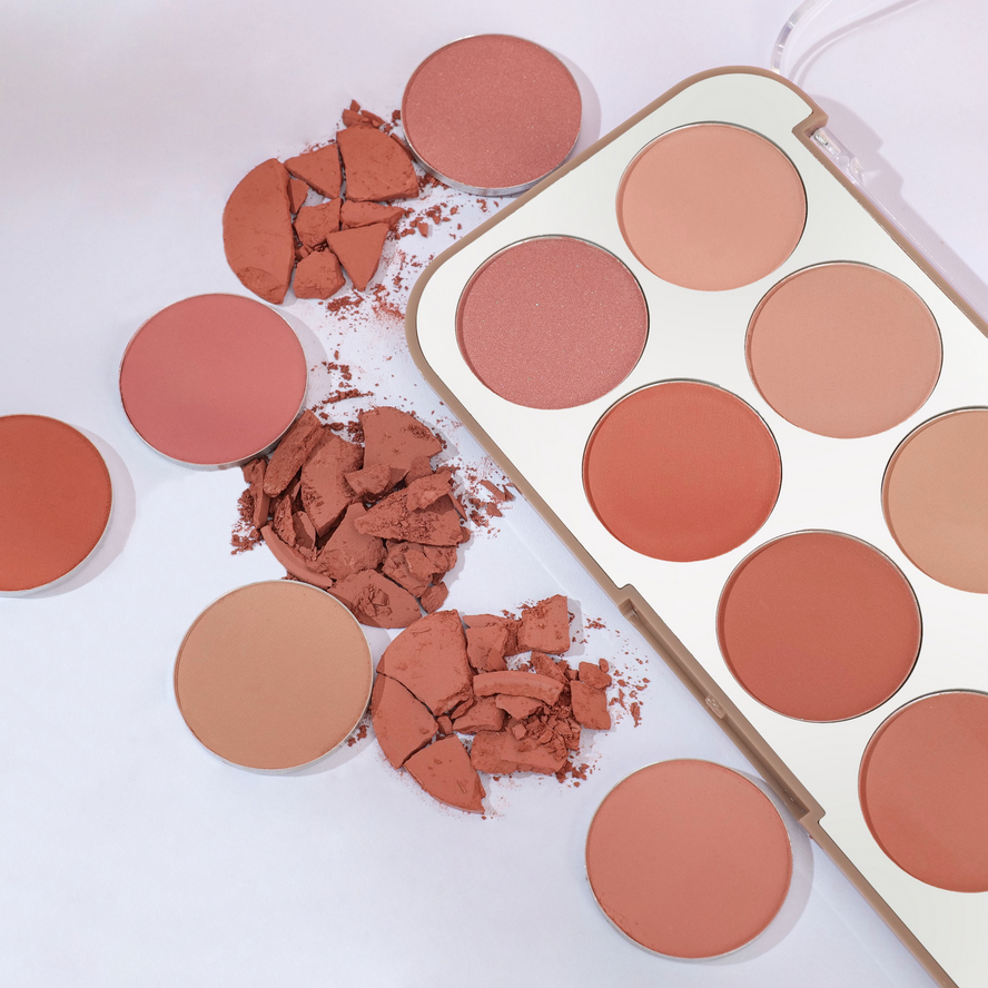 Miss Rose 10-Color Blushers Palette