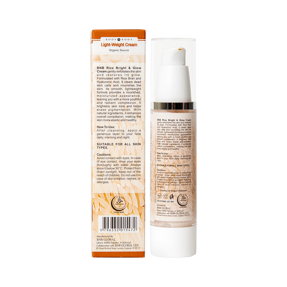 BNB Organic Rice Sunscreen SPF60