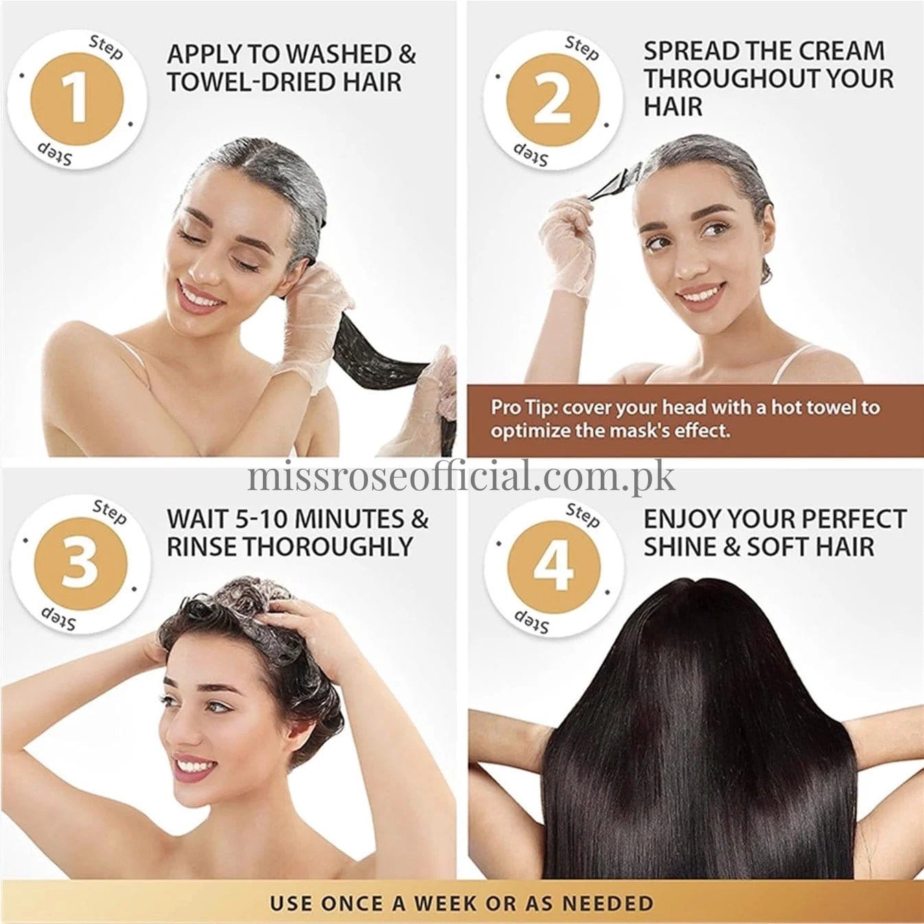 Miss Rose Collagen Hair Mask