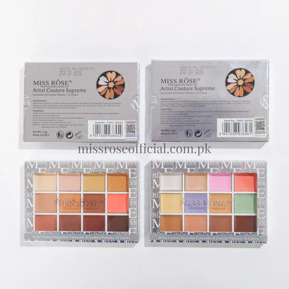 Miss Rose 12 Colors Concealer & Contour Palettes