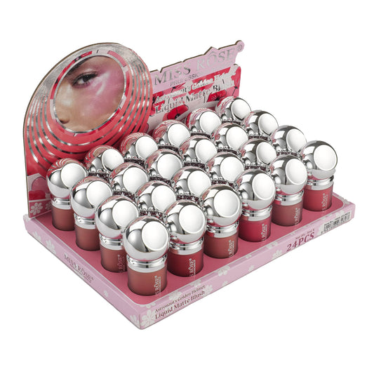 Miss Rose Astronaut's Golden Helmet and silver Helmet Liquid Matte Blush