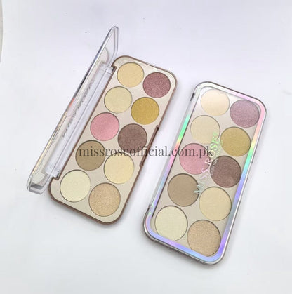 Miss Rose 10-Colors Heaven’s Hue Highlighter