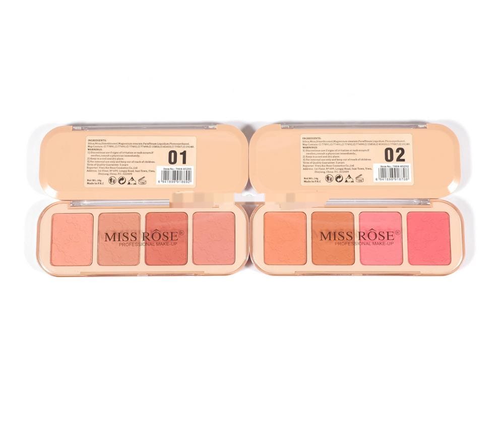 Miss Rose 4 Color Blushers