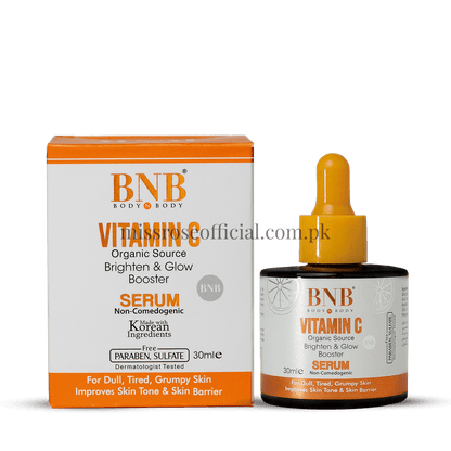 BNB Vitamin C Organic Source Brighten & Glow Booster Serum