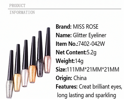MISS RÔSE® Glitter Eyeliner