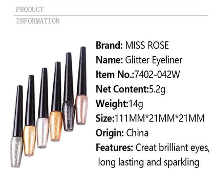 MISS RÔSE® Glitter Eyeliner