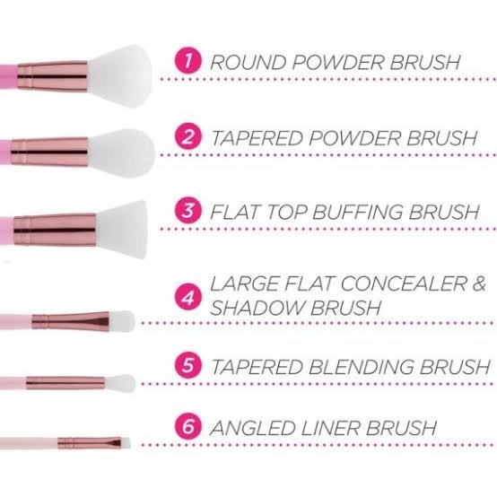 BH Mini Pink Perfection (6 piece Brush Set)