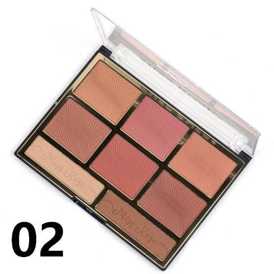 Miss Rose 6-Color Blush and 2-color Bronzer  (New)