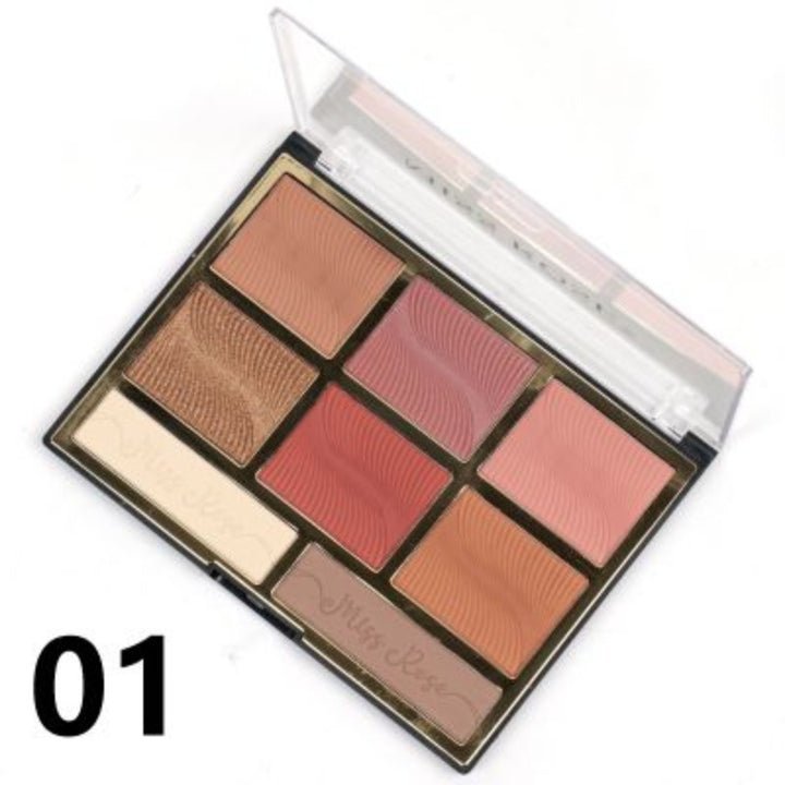 Miss Rose 6-Color Blush and 2-color Bronzer  (New)