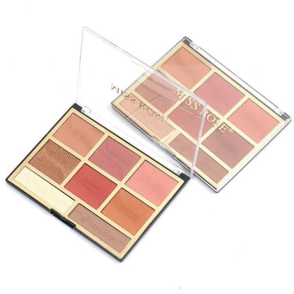 Miss Rose 6-Color Blush and 2-color Bronzer  (New)