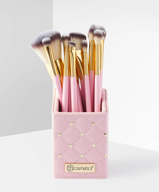 Pink Makeup Brush Pouch set