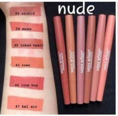 Miss Rose 2 in 1 Lipstick + Lipliner (Nude)