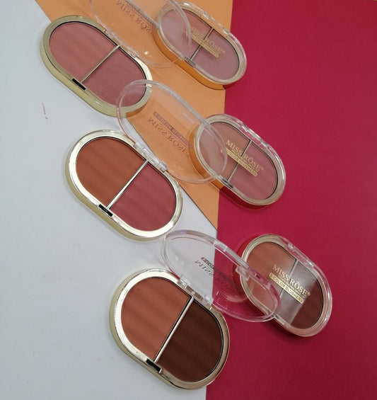 Miss Rose 2 in 1 Blush On (Gold Packing)