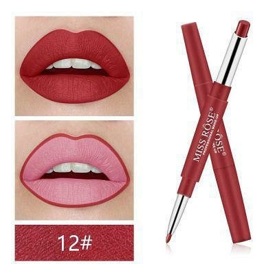 Miss Rose 2 in 1 Lipstick and Lipliner (Red)
