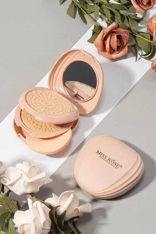 Miss Rose 2 in 1 Shell Compact