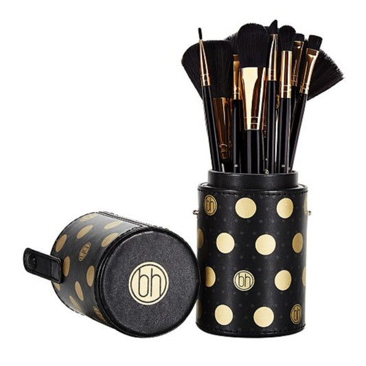 black makeup brush kit