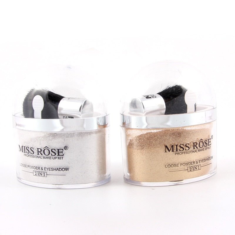Miss Rose 2 in 1 Loose Powder & Eyeshadow With different color