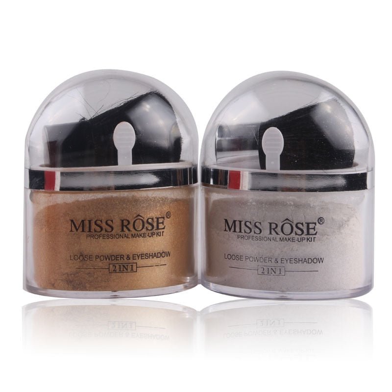 Miss Rose 2 in 1 Loose Powder & Eyeshadow With different color