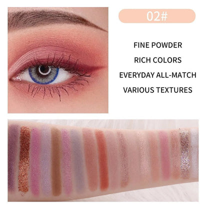 MISS RÔSE® New 18 Color Eyeshadow Palette
