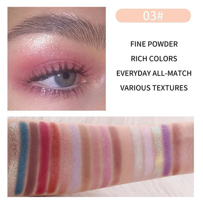 MISS RÔSE® New 18 Color Eyeshadow Palette