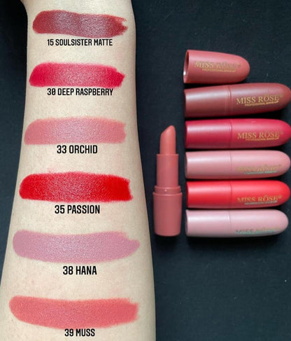 MISS RÔSE®  Lipstick - Velvet Lipsticks
