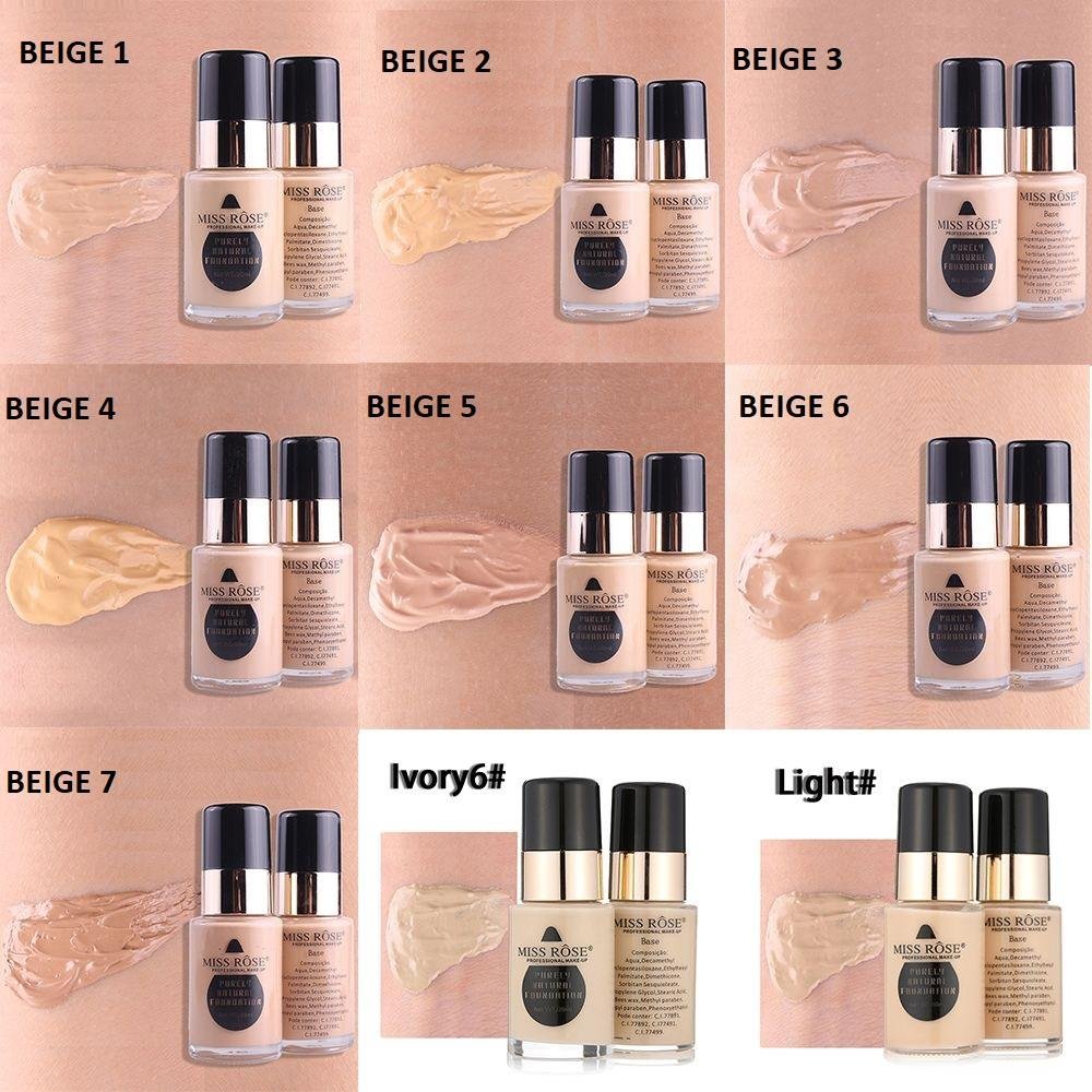 Miss Rose Purely Natural Liquid Foundation Sqin.pk 