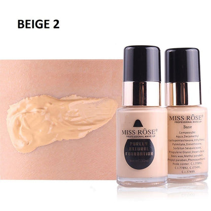 Miss Rose Purely Natural Liquid Foundation Sqin.pk Beige 2