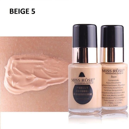 Miss Rose Purely Natural Liquid Foundation Sqin.pk Beige 5