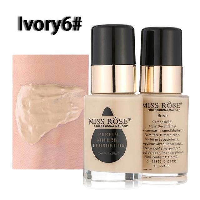 Miss Rose Purely Natural Liquid Foundation Sqin.pk Ivory 6